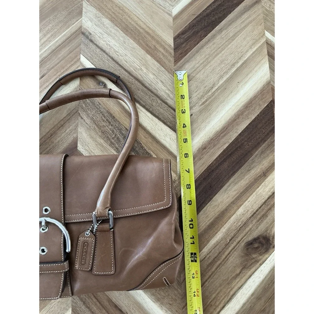Y2K‎ vintage Hampton soho flap leather satchel shoulder bag